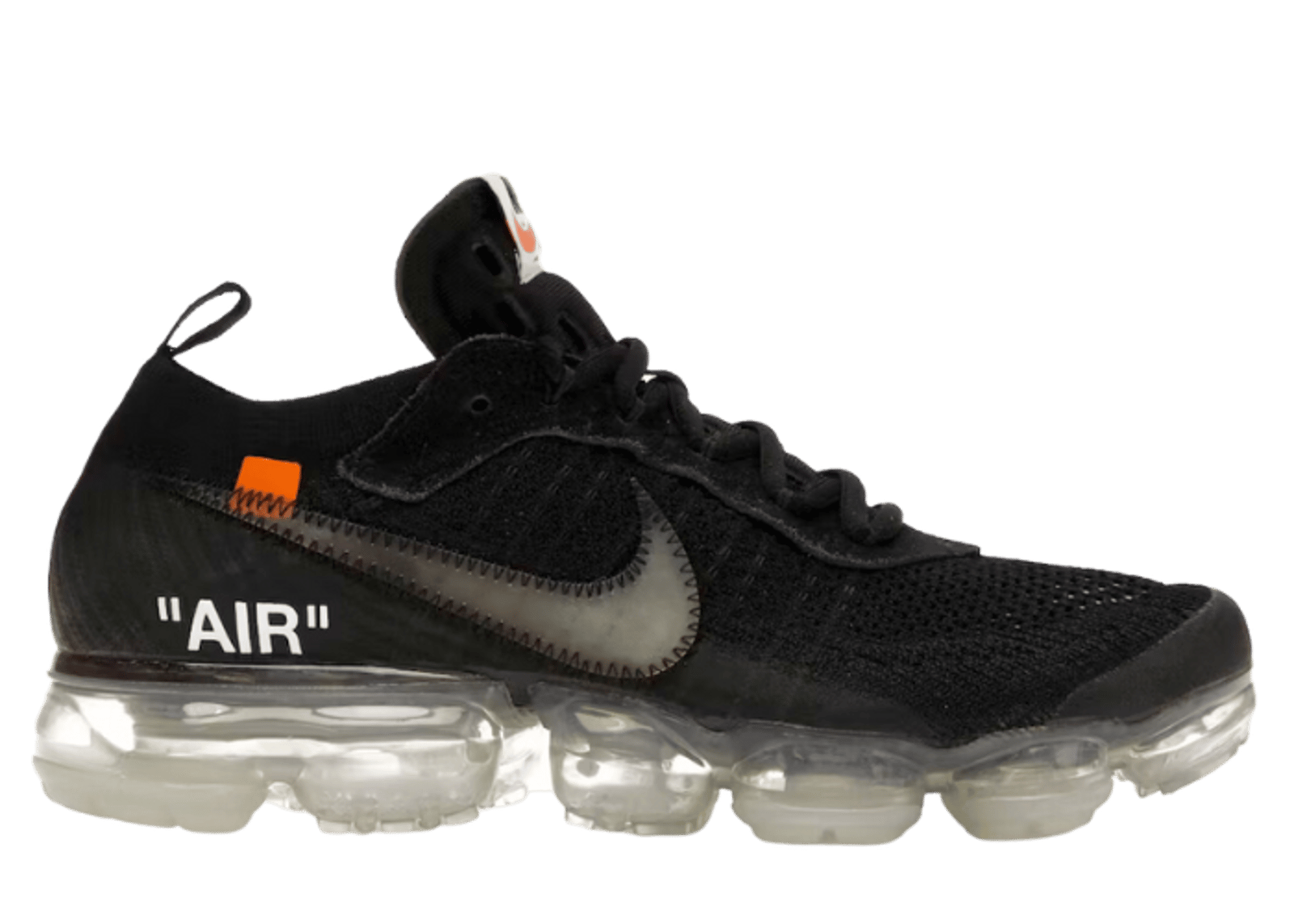 Off white vapormax all black cheap